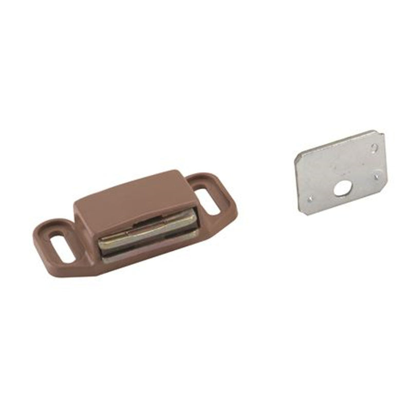 AMEROCK - Amerock 1-1/8 in. W X 2 in. L Nickel Tan Plastic Magnetic Catch 10 pk