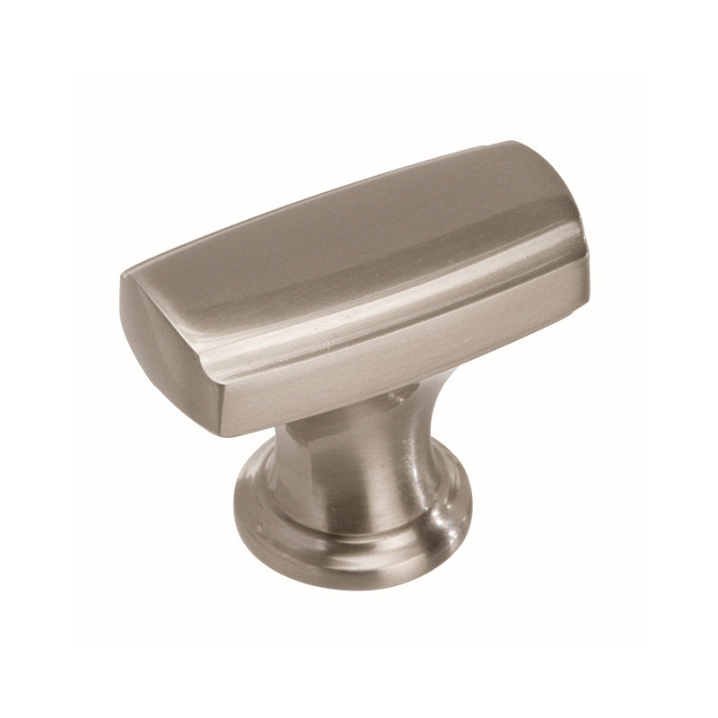 AMEROCK - Amerock Highland Ridge Collection Round Cabinet Knob 1-1/8 in. D 1-1/8 in. Satin Nickel 1 pk