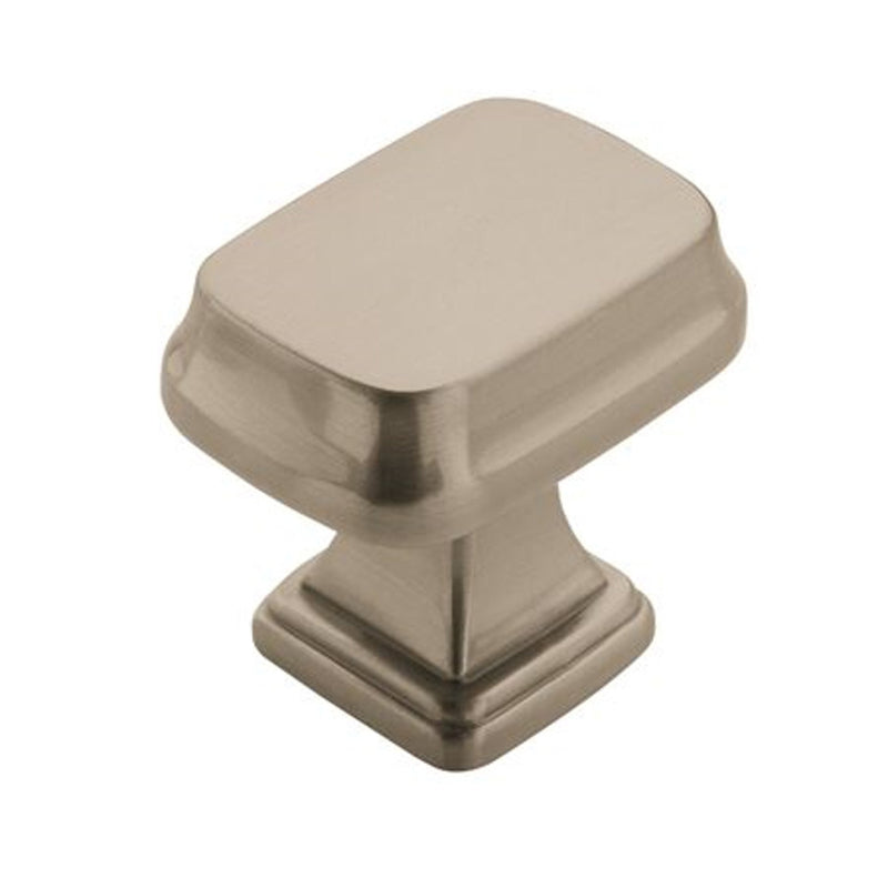 AMEROCK - Amerock Grace Revitalize Collection Round Cabinet Knob 1-1/8 in. D 1-1/8 in. Satin Nickel 1 pk