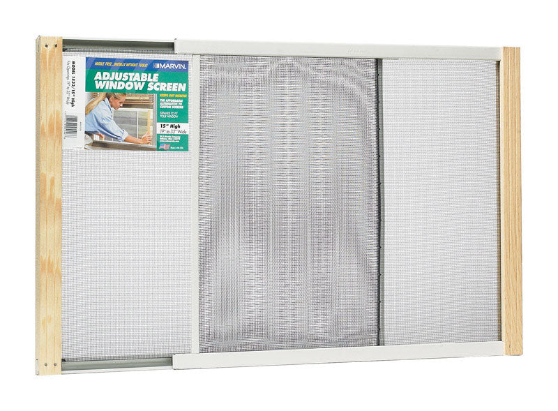 WB MARVIN - Frost King WB Marvin 19 33 in. W in. Steel Adjustable Window Screen - Case of 12 [AWS1533]