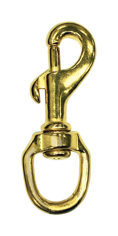 BARON - Baron 3/4 in. D X 3-3/8 in. L Polished Bronze Bolt Snap 16 lb