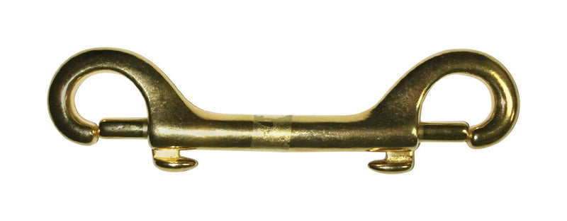 BARON - Baron 7/16 in. D X 4-3/4 in. L Polished Bronze Double Ended Bolt Snap 80 lb