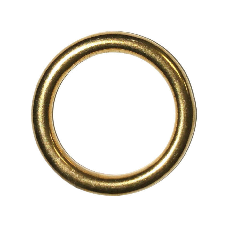 BARON - Baron Jumbo Polished Silver Solid Brass 2 in. L Ring 1 pk