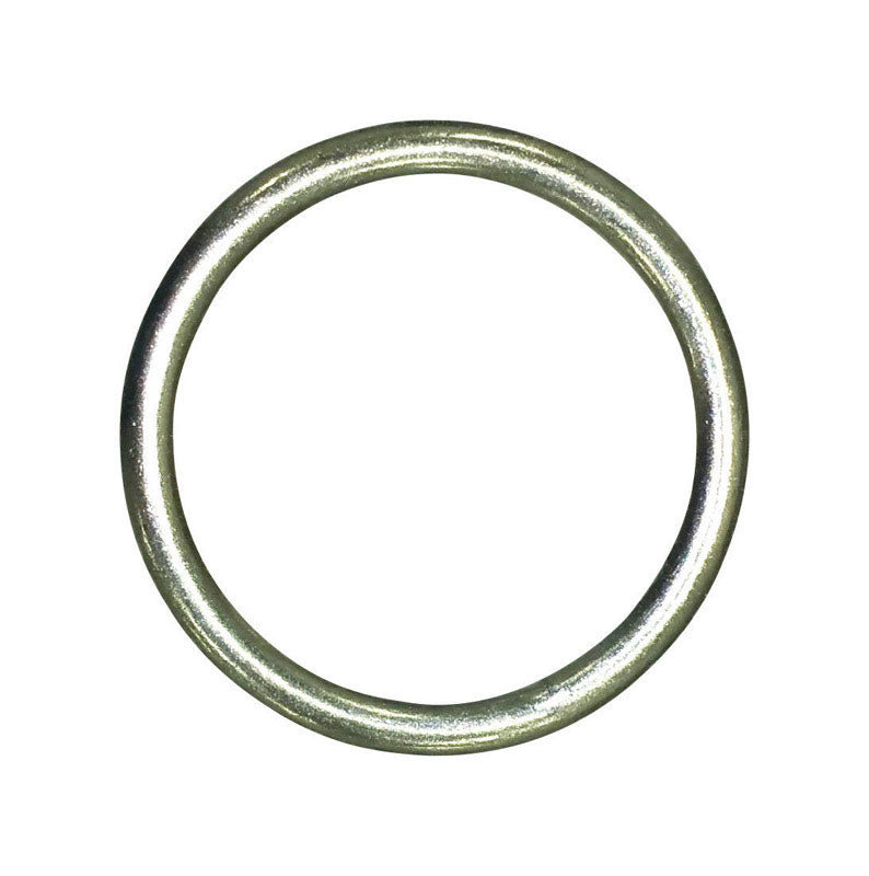 BARON - Baron Jumbo Nickel Plated Silver Steel 1 1/4 in. L Ring 1 pk