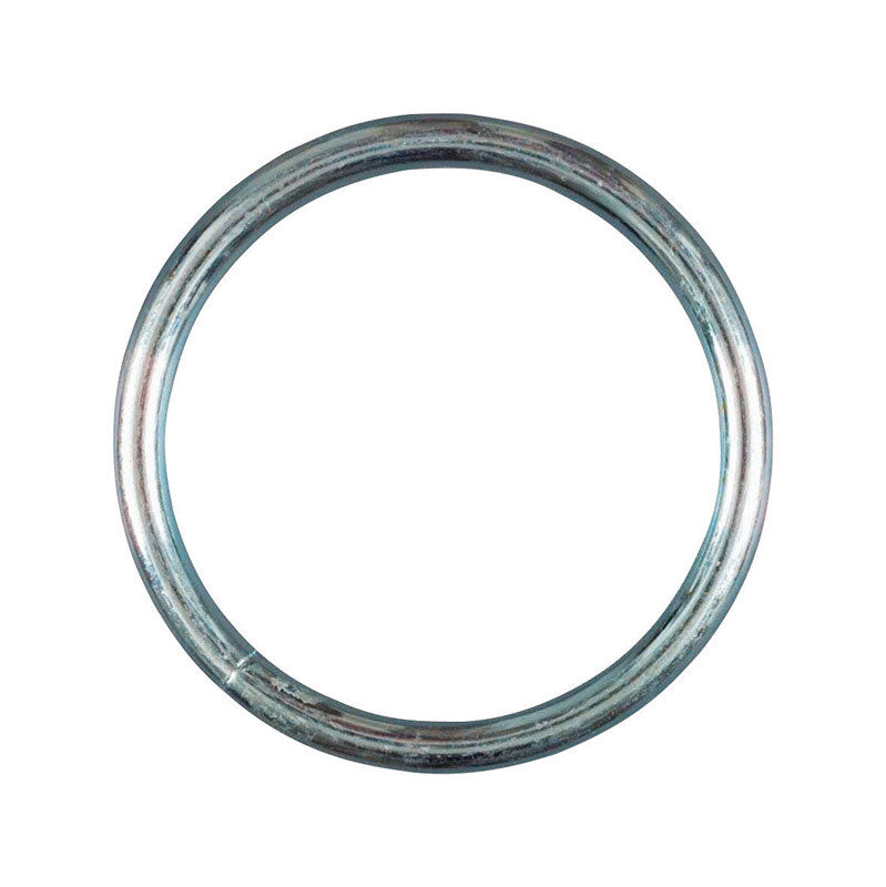 BARON - Baron Medium Nickel Plated Silver Steel 2 1/2 in. L Ring 300 lb 1 pk