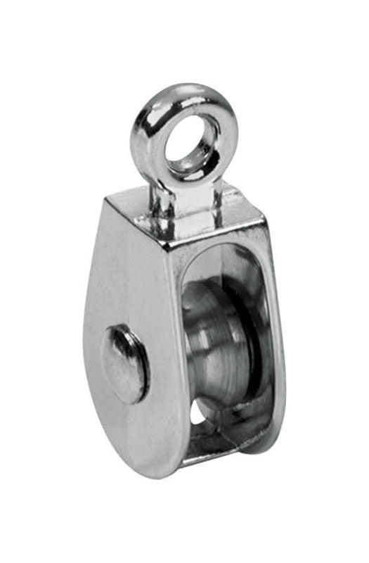 BARON - Baron 1/2 in. D Electro-Plated Iron Fixed Eye Single Eye Pulley