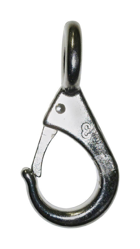 BARON - Baron 3/4 in. D X 3-3/4 in. L Polished Stainless Steel Snap Hook 440 lb