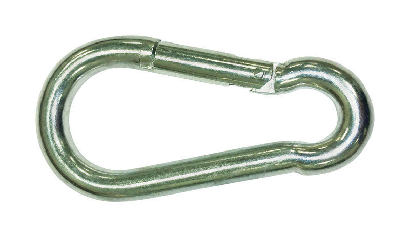 BARON - Baron 3/16 in. D X 2 in. L Zinc-Plated Steel Spring Snap 100 lb - Case of 10