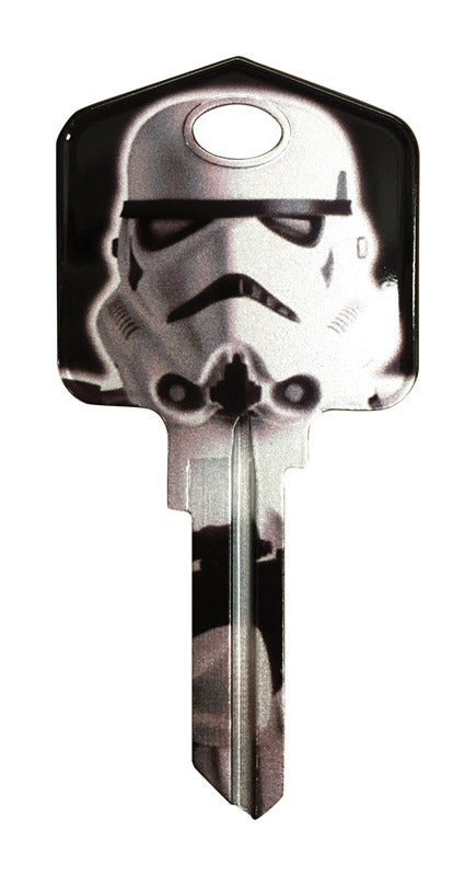 HILLMAN - Hillman Star Wars Stormtrooper House/Padlock Universal Key Blank Single - Case of 5 [94864]