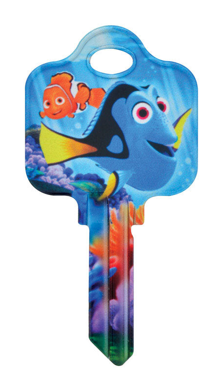 HILLMAN - Hillman Disney Dory House/Padlock Universal Key Blank Double - Case of 5