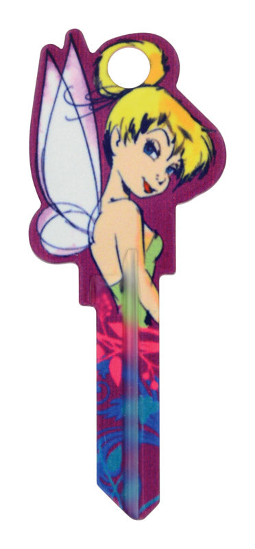 HILLMAN - Hillman Disney Tinker Bell House/Padlock Universal Key Blank Single - Case of 5