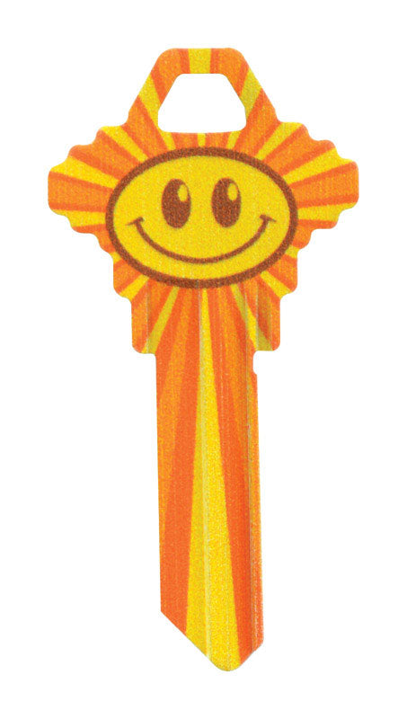 HILLMAN - Hillman Wackey Smiley Face House/Office Universal Key Blank Single - Case of 6 [89919]