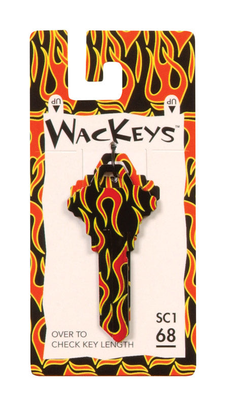 HILLMAN - Hillman Wackey Flames House/Office Universal Key Blank Single - Case of 6 [89904]