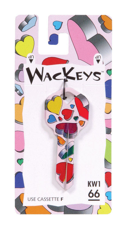 HILLMAN - Hillman Wackey Hearts House/Office Universal Key Blank Single - Case of 6 [89057]