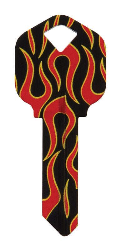 HILLMAN - Hillman Wackey Flames House/Office Universal Key Blank Single - Case of 6 [89047]