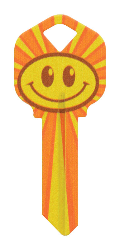 HILLMAN - Hillman Wackey Smiley Face House/Office Universal Key Blank Single - Case of 6 [89040]