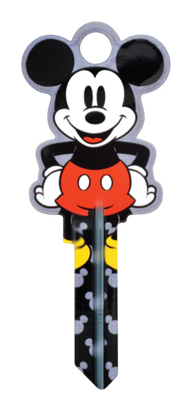 HILLMAN - Hillman Disney Mickey Mouse House/Padlock Universal Key Blank Double - Case of 5 [88998]