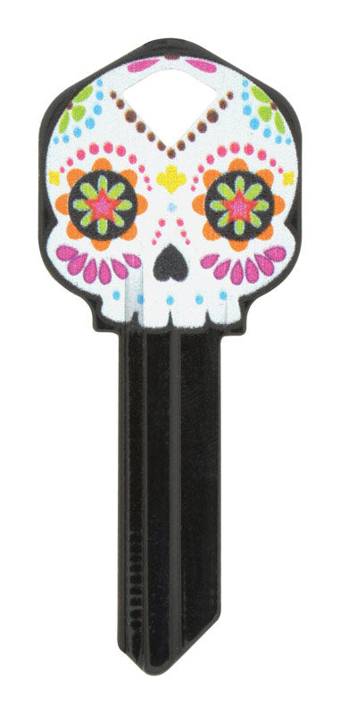 HILLMAN - Hillman Wackey Sugar Skull House/Office Universal Key Blank Single - Case of 6 [88995]