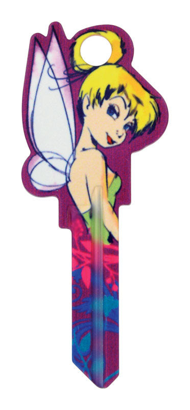 HILLMAN - Hillman Disney Tinker Bell House/Padlock Universal Key Blank Double - Case of 5