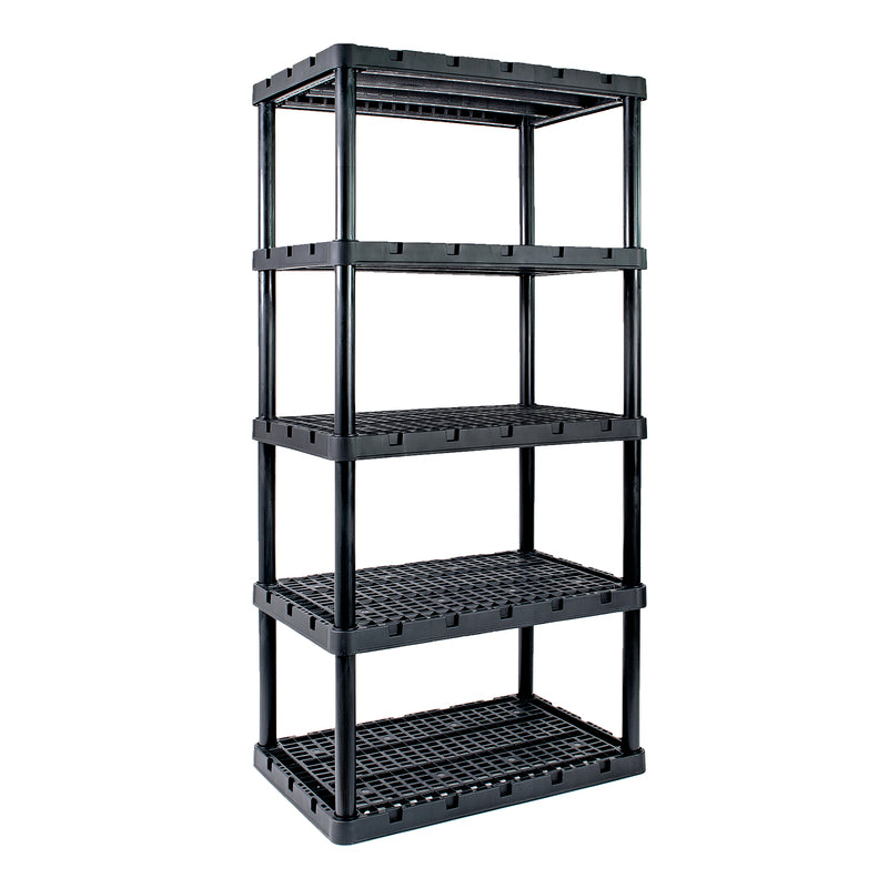 GRACIOUS LIVING - Gracious Living Knect-A-Shelf 72 in. H X 36 in. W X 24 in. D Plastic Shelving Unit