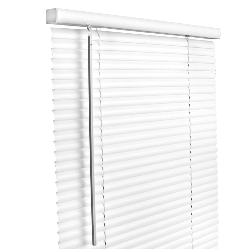 LIVING ACCENTS - Living Accents Vinyl 1 in. Blinds 34 in. W X 64 in. H White Cordless