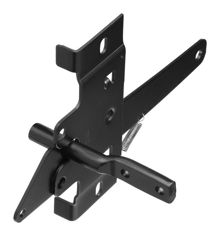 NATIONAL HARDWARE - National Hardware 6.77 in. H X 6.75 in. W X 5 in. L Matte Steel Post Gate Latch