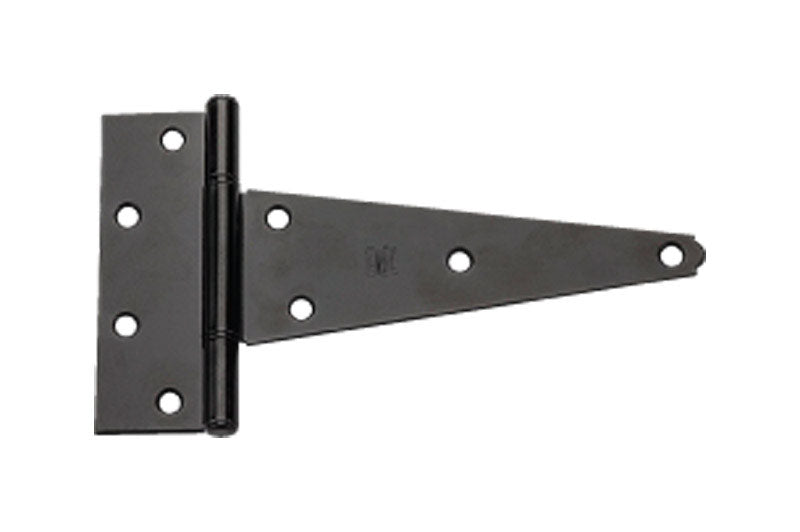 NATIONAL HARDWARE - National Hardware 8 in. L Black Extra Heavy Duty T-Hinge 2 pk