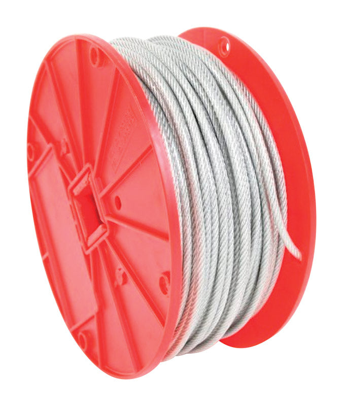 BARON - Baron Galvanized Galvanized Steel 0.125 in. D X 500 ft. L Cable