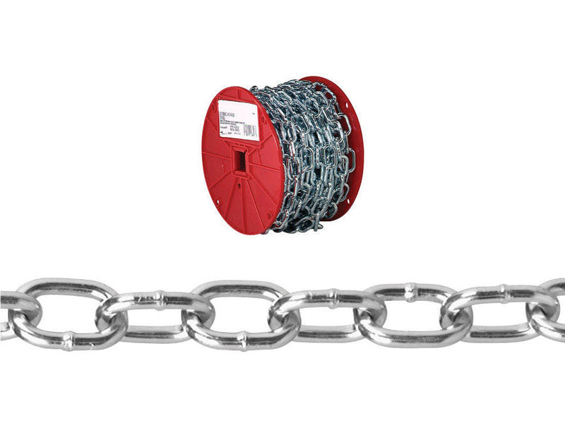 BARON - Baron 50 ft. Passing Link Carbon Steel Chain 0.18 in. D X 50 ft. L