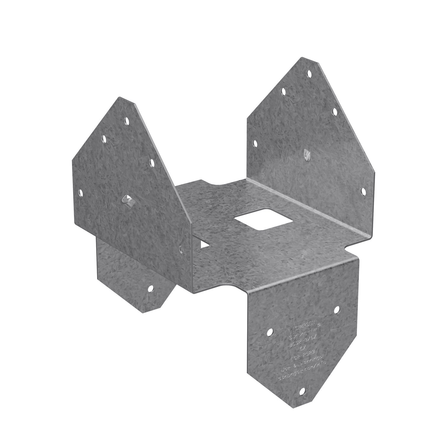 Simpson Strong-Tie ZMax 2.93 in. H X 5.5625 in. W 18 Ga. Galvanized Steel Post Base
