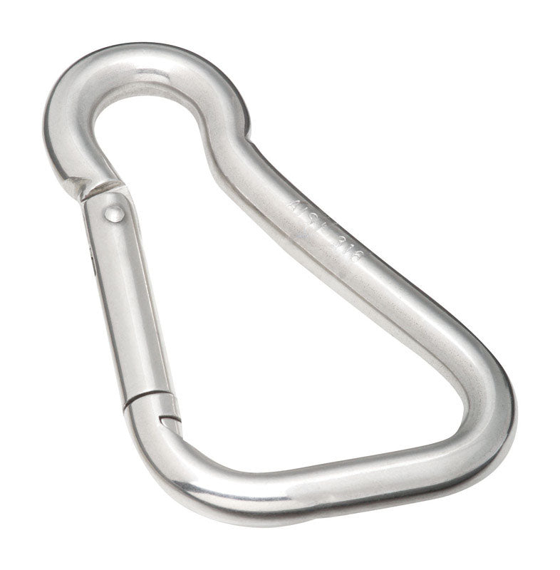 NATIONAL HARDWARE - National Hardware 3/4 in. D X 4-3/4 in. L Stainless Steel Spring Snap 1100 lb - Case of 3