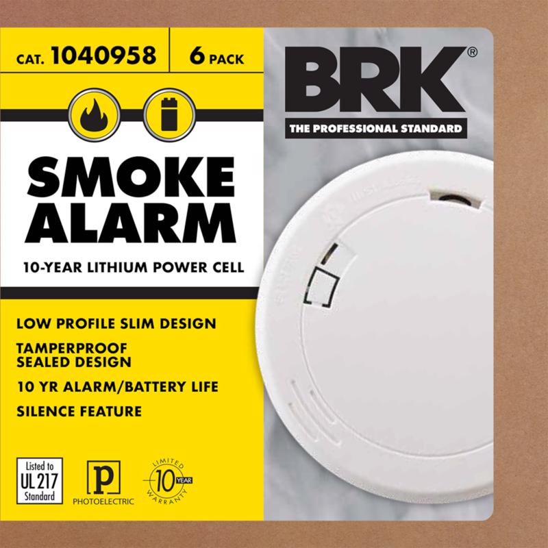 BRK - BRK Battery-Powered Photoelectric Smoke/Fire Detector