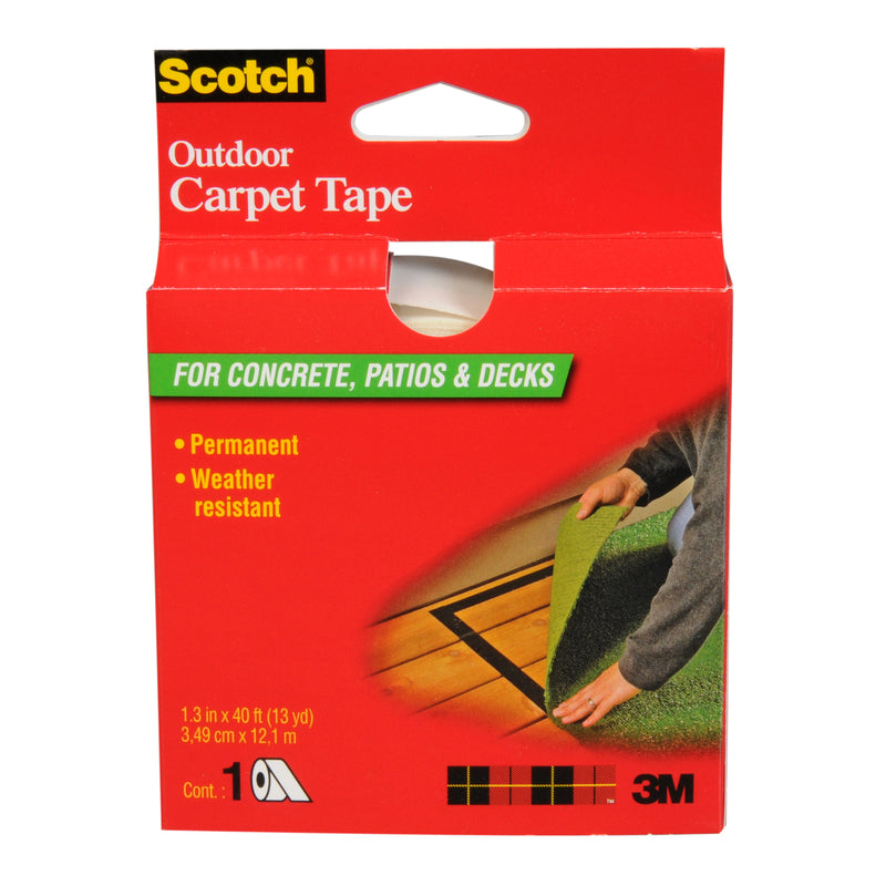 SCOTCH Scotch 1.3 in. W X 40 ft. L Reversible Outdoor Carpet Tape