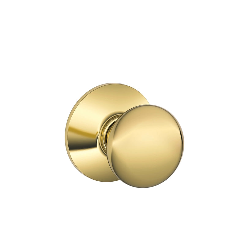 SCHLAGE - Schlage Plymouth Polished Brass Passage Lockset 1-3/4 in.