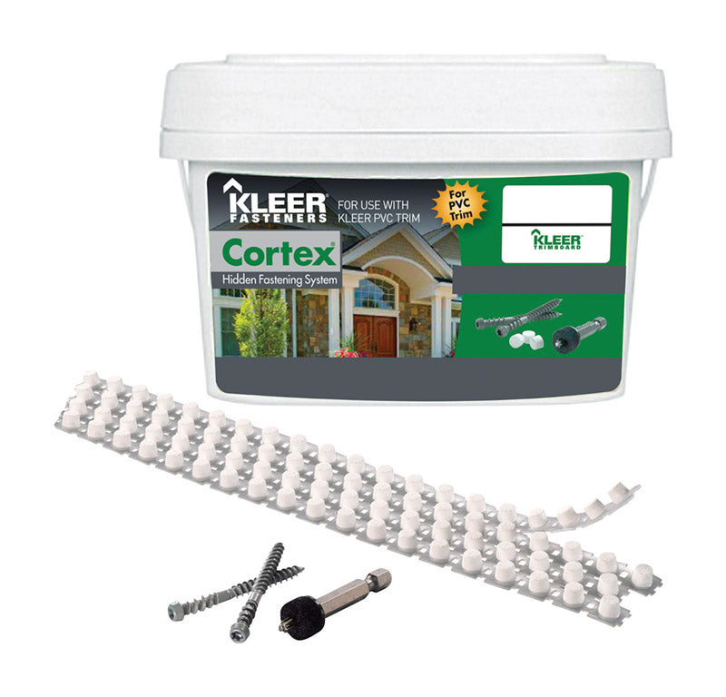 KLEER - Kleer Cortex No. 7 acre X 2.75 in. L Hex Drive Hex Head Self Tapping Trim Screws with Plugs [KFS750SM234C]