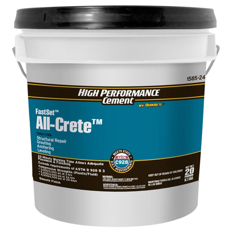 QUIKRETE - Quikrete FastSet All-Crete Anchoring Cement 20 lb