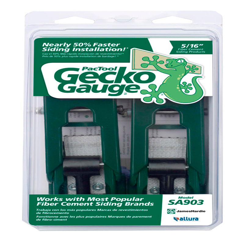 PACTOOL - PacTool Gecko Gauge 8 in. X 5/16 in. D Fiber Cement Siding Tool 2 pk