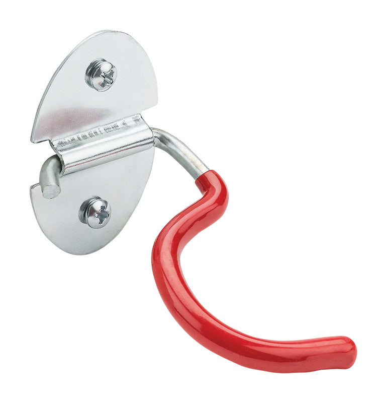NATIONAL HARDWARE - National Hardware 2.5 in. L Vinyl Coated Red Steel Broom/Tool Hook 15 lb. cap. 2 pk - Case of 6