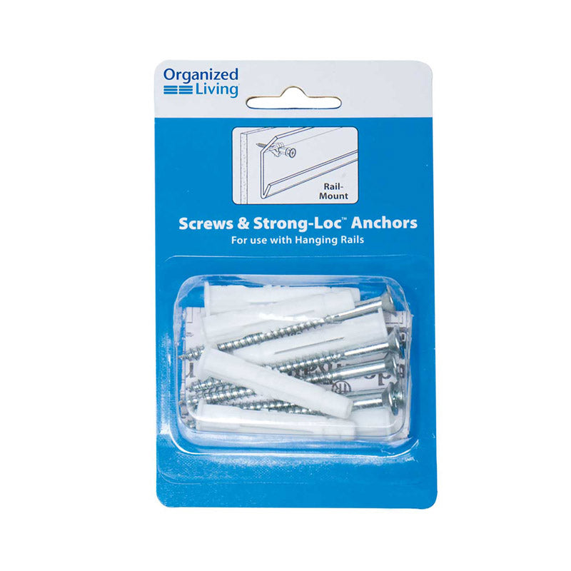 ORGANIZED LIVING - Organized Living Plastic/Steel Anchor