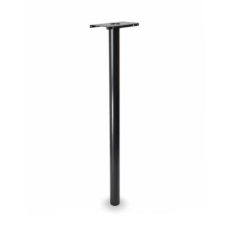 ARCHITECTURAL MAILBOXES - Architectural Mailboxes Pacifica 53.5 in. Powder Coated Black Galvanized Steel Mailbox Post