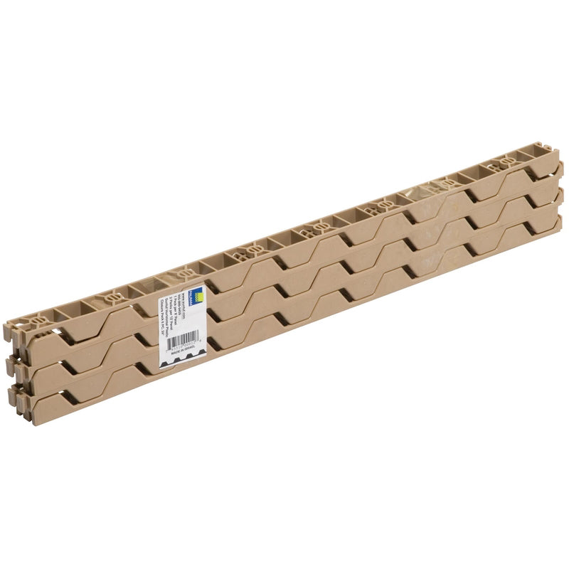 SUNTUF - Suntuf 1-1/4 in. W X 24 in. L Plastic Horizontal Closure Strips Beige