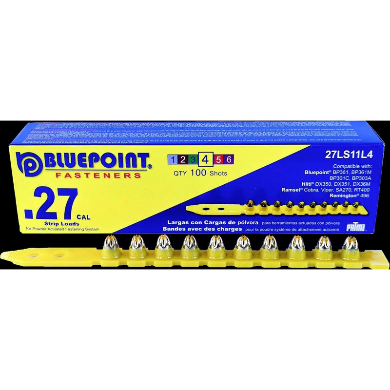 BLUE POINT - Blue Point 0.27 in. D X 7 in. L Plastic Strip Head Anchor Bolts 100 pk