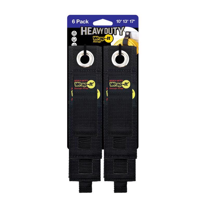 WRAP-IT - Wrap-It Heavy-Duty Assorted Storage Straps 50 lb 6 pk