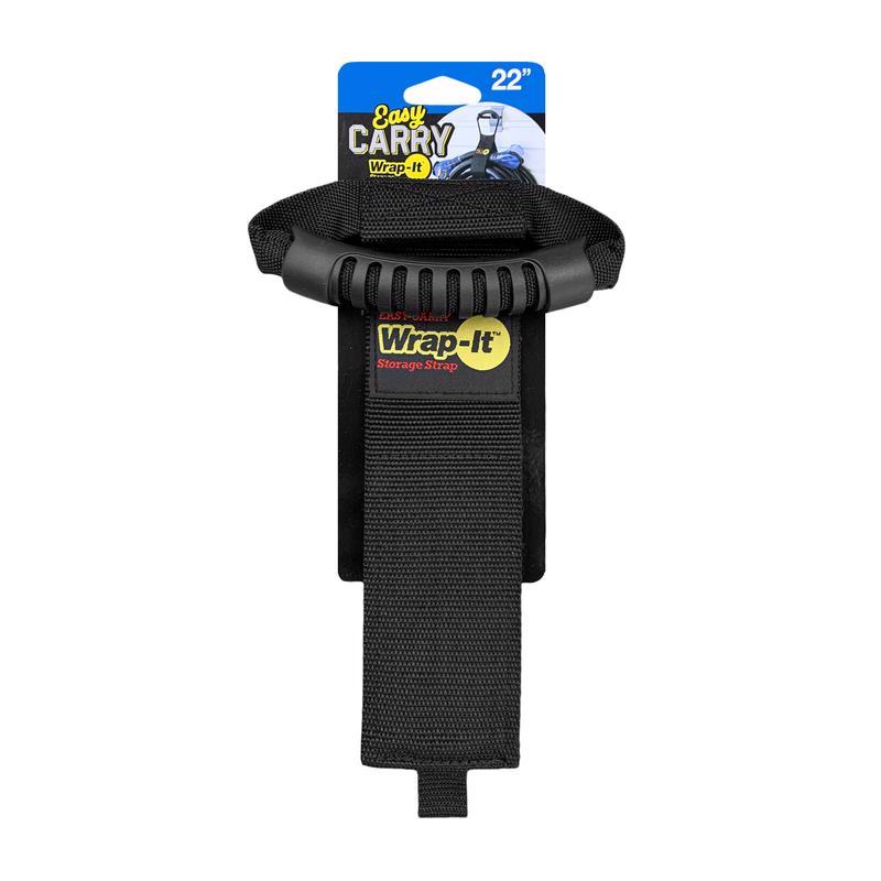 WRAP-IT - Wrap-It Easy Carry 2.5 in. W X 22 in. L Black Storage Straps 50 lb 1 pk