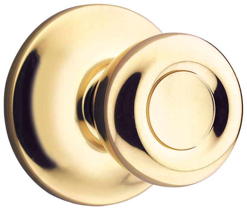 KWIKSET - Kwikset Tylo Polished Brass Passage Lockset 1-3/4 in.