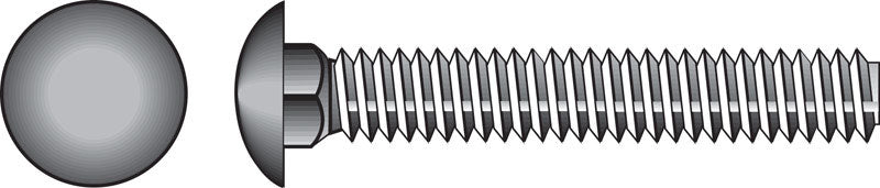 HILLMAN - Hillman 1/4 in. X 3/4 in. L Stainless Steel Carriage Bolt 50 pk