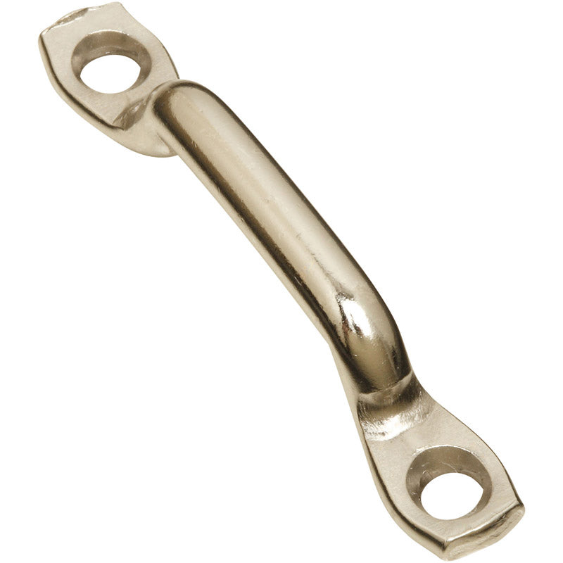 NATIONAL HARDWARE - National Hardware Nickel-Plated Steel Strap Loop 95 lb 1 in. L