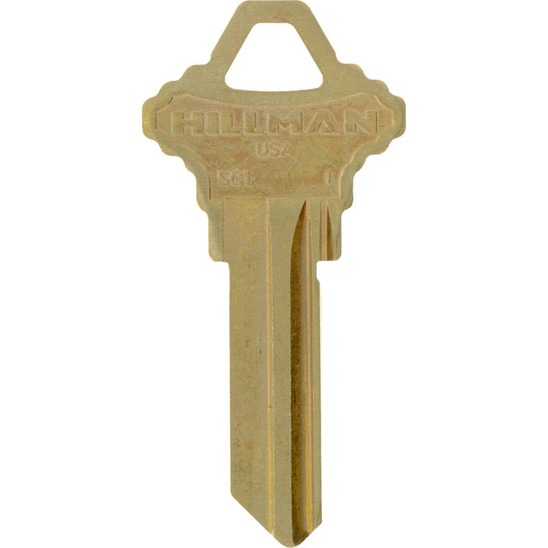 SCHLAGE - Hillman Schlage Traditional Key House/Office Universal Key Blank SC1 Double For Schlage Locks