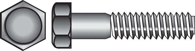 HILLMAN - Hillman 5/16-18 in. D X 4-1/2 in. L Stainless Steel Hex Head Cap Screw 25 pk