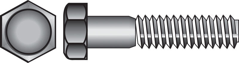 HILLMAN - Hillman 5/16-18 in. D X 6 in. L Stainless Steel Hex Head Cap Screw 25 pk